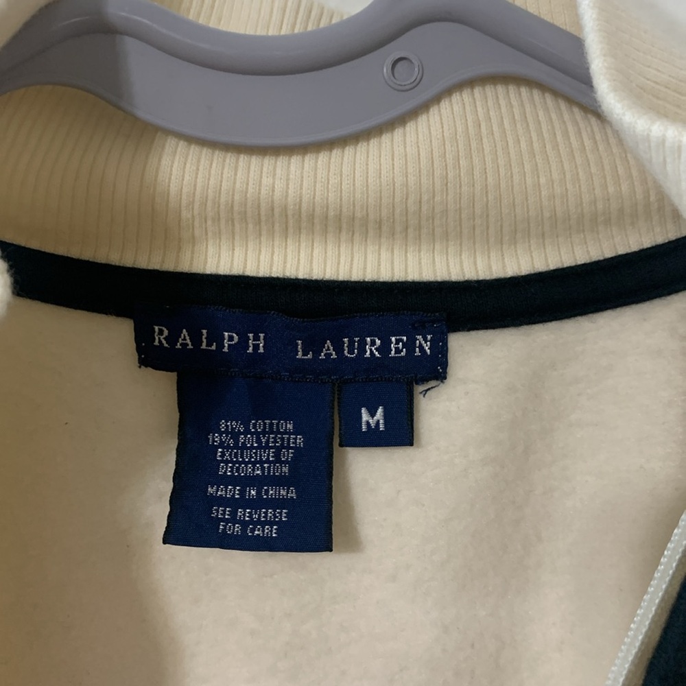 Ralph Lauren Cream Jacket Size M Used - Picture 4 of 5